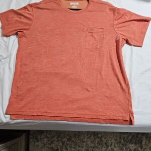 Duluth Trading Co Men's Coral Short Sleeve Relaxed Fit Armachillo Tee